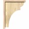 Ekena Millwork Yorktown Rough Sawn Corbel w/Backplate, Douglas Fir, 6"W x 14"D x 18"H COR06X14X18YOR01RDF - alternate 3